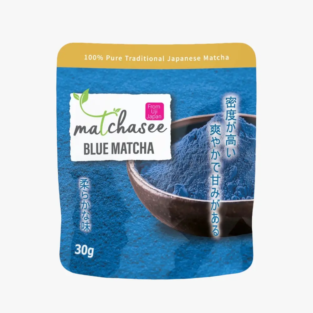 Blue Matcha front packaging
